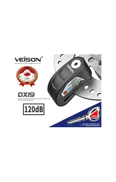 Veison Marka Yüksek Kaliteli 120 Dcb Alarmlı Disk Kilit Dx19b
