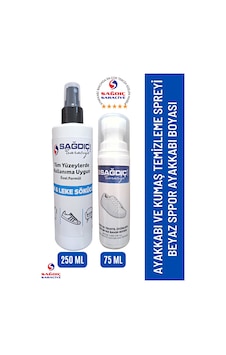Sağdıç Saraciye Çok Amaçlı Kir Leke Sökücü 250 Ml Ve Beyaz Spor Deri Kumaş Boyası Beyaz Sağdıç Saraciye Çok Amaçlı Kir Leke Sökücü 250 Ml Ve Beyaz Spor Deri Kumaş Boyası Beyaz