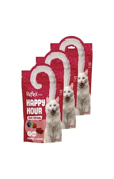 Plus Happy Hour Love Edition Kedi Ödülü, Tavuk Ve Somon, 3 X 60g Plus Happy Hour Love Edition Kedi Ödülü, Tavuk Ve Somon, 3 X 60g
