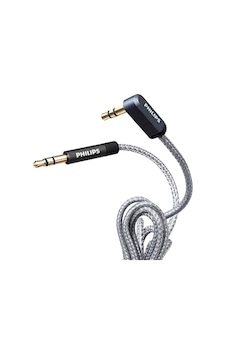 Philips Swr2114f/93 3.5mm Aux Ses Kablosu 1.5 Metre L Tipi Konnektör Örgülü Zırhlı Philips Swr2114f/93 3.5mm Aux Ses Kablosu 1.5 Metre L Tipi Konnektör Örgülü Zırhlı