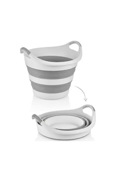 Orret Home 14 Litre Yuvarlak Katlanabilir Akordiyon Çamaşır Seles Beyaz Orret Home 14 Litre Yuvarlak Katlanabilir Akordiyon Çamaşır Seles Beyaz
