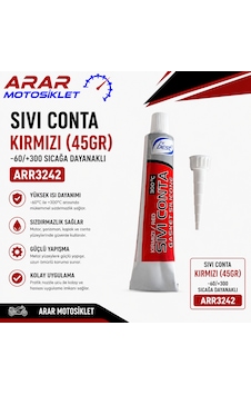 Sıvı Conta Kırmızı 45gr -60/+300 Sıcağa Dayanaklı-arr3242