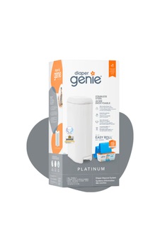 Genie Bebek Bezi Kovası Platinum Lily White Beyaz Beyaz