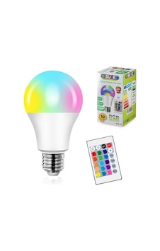 Rgb Led Ampül 220v 10w E27 Kumandalı Animasyonlu Suled Sld-73