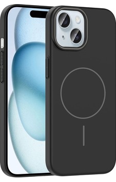 Apple Uyumlu iPhone 15 Kılıf M-safe Şarj Özellikli Zore Ruby Sert Kapak Apple Uyumlu iPhone 15 Kılıf M-safe Şarj Özellikli Zore Ruby Sert Kapak