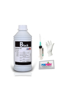 Epson L1300-L365-L382-L386-L565 Uyumlu (1 L) Siyah Mürekkep Epson L1300-L365-L382-L386-L565 Uyumlu (1 L) Siyah Mürekkep