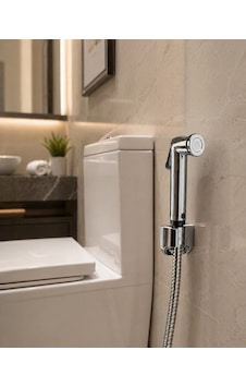 Su Tasarruflu Taharetmatik El Spreyi Stoplu Banyo Temizlik Seti Altın - Beyaz Su Tasarruflu Taharetmatik El Spreyi Stoplu Banyo Temizlik Seti Altın - Beyaz