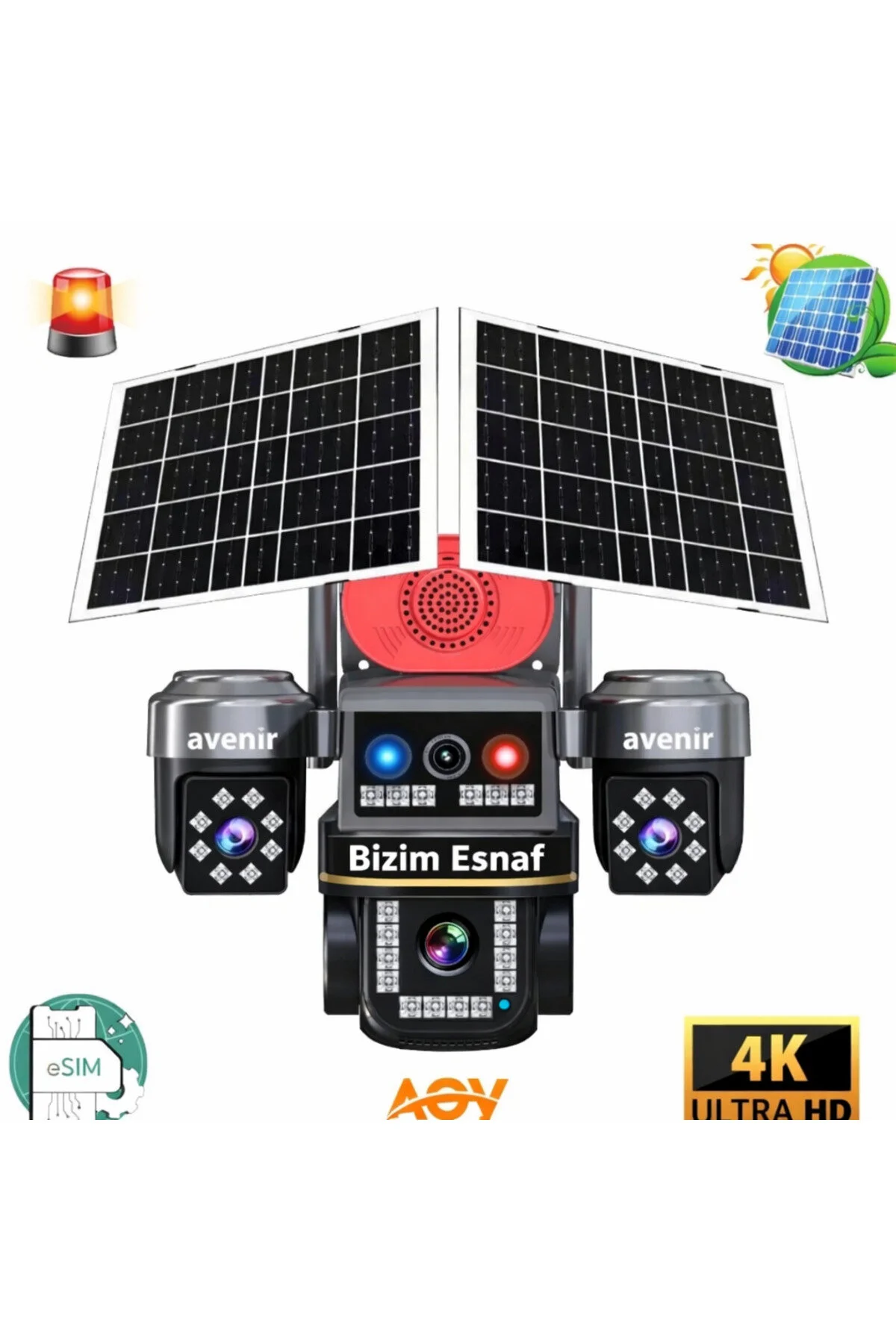 Av S-445 4 Kameralı 4g Solar Kamera Av S-445 4 Kameralı 4g Solar Kamera