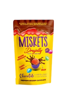 Miskets Renkli Şeker Ve Sütlü Çikolata Kaplı Jelly 120 G Miskets Renkli Şeker Ve Sütlü Çikolata Kaplı Jelly 120 G