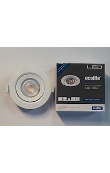 Ecolite 3'Lü Paket 6.5W 3000K Led Gömme Spot Sarı Işık Beyaz Ecolite 3'Lü Paket 6.5W 3000K Led Gömme Spot Sarı Işık Beyaz