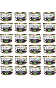 Schesir Ton Ve Sinarit Jöleli Tamamlayıcı Kedi Konservesi 70 Gr. X 24 Adet Schesir Ton Ve Sinarit Jöleli Tamamlayıcı Kedi Konservesi 70 Gr. X 24 Adet