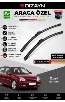 S-dizayn Opel Signum Ön Cam Silecek Seti 2003-2008 Premium Araca Özel 60-48 Cm A+ Kalite Aocs-1896