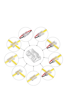 10mm Smd-cob Çok Amaçlı Bağlantı Konnektörü 10 Adet