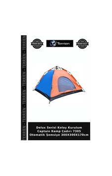 Delux Serisi Kolay Kurulum Captain Kamp Çadırı 7305 Otomatik Şemsiye 300x300x170cm Standart Delux Serisi Kolay Kurulum Captain Kamp Çadırı 7305 Otomatik Şemsiye 300x300x170cm Standart