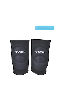 Deluxe Unisex Voleybol Dizliği Çiftli Diz Koruyucu Dizlik Siyah Deluxe Unisex Voleybol Dizliği Çiftli Diz Koruyucu Dizlik Siyah