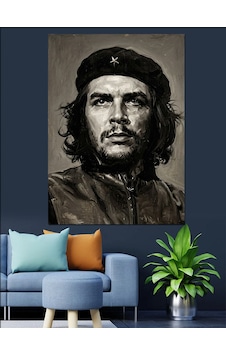 Che Guevara Klasik Siyah Beyaz Dekoratif Kanvas - Mdf Ahşap Tablo Che Guevara Klasik Siyah Beyaz Dekoratif Kanvas - Mdf Ahşap Tablo