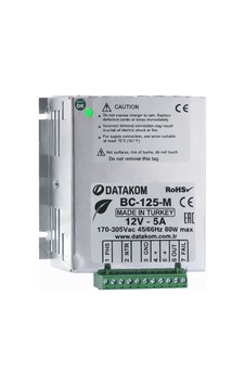 Datakom Bc 125m Akıllı Akü Şarj Cihazı