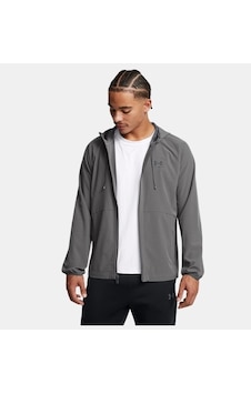 Under Armour Ua Vibe Woven Jacket Mens Castlerock / / Black 6003001-025 Gri Under Armour Ua Vibe Woven Jacket Mens Castlerock / / Black 6003001-025 Gri
