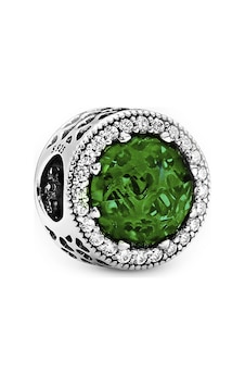 Nur Silver Yuvarlak Yeşil Taşlı Gümüş Charm Nur-bl00246 Nur Silver Yuvarlak Yeşil Taşlı Gümüş Charm Nur-bl00246