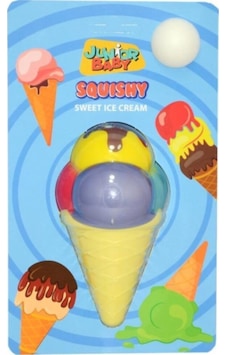 Junior Baby Büyük Boy Dondurma Squishy Stres Sukuşi Oyuncakları