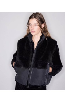 İpekyol Kumaş Mix Bomber Siyah Kadın Yelek Iw6260007113 İpekyol Kumaş Mix Bomber Siyah Kadın Yelek Iw6260007113