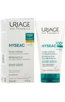 Uriage Hyseac Parlama Karşıtı ve Matlaştırıcı Güneş Kremi SPF50+ 50 ML Uriage Hyseac Parlama Karşıtı ve Matlaştırıcı Güneş Kremi SPF50+ 50 ML