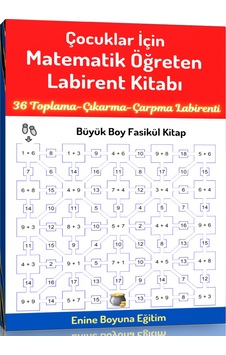 Çocuklar için Matematik Öğreten Labirent Kitabı Çocuklar için Matematik Öğreten Labirent Kitabı