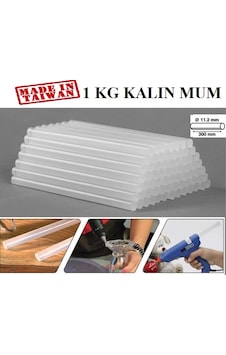 Sıcak Mum Silikon 1 KG 11.2 MM Kalın -- Kalın  Mum