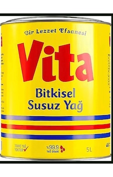 Vita Susuz Margarin 5 Litre Teneke Kutu X2