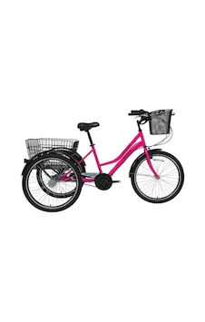 Bisan Porter Üç Tekerli Bisiklet 44cm V 24 Jant 3 Vites Kırmızı Beyaz Kırmızı Bisan Porter Üç Tekerli Bisiklet 44cm V 24 Jant 3 Vites Kırmızı Beyaz Kırmızı
