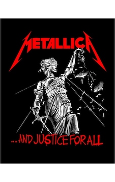 Zepplin Giyim Metallica And Justice For All Büyük Sırt Patch Yama