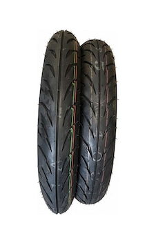 Honda Pcx125/150 Uyumlu 100/90-14 57p + 90/90-14 46p Tubless Motosiklet Lastiği Takım 2025
