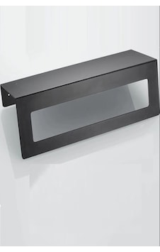Tasagram Metal Mutfak - Banyo Raflı Havlu Askısı 30 CM Siyah