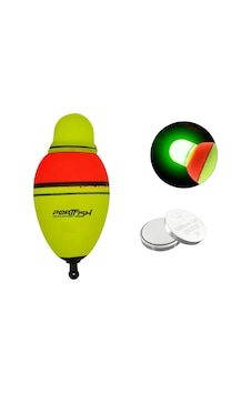 Port Fish Sensörsüz 2 Renk Işıklı Pilli Eva Şamandra - 40 Gr Port Fish Sensörsüz 2 Renk Işıklı Pilli Eva Şamandra - 40 Gr