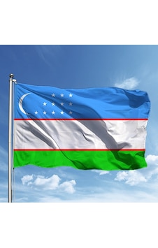 Özbekistan Bayrağı 100 150 Cm Tek Ebat Özbekistan Bayrağı 100 150 Cm Tek Ebat