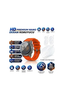 Amazfıt Verge Uyumlu 6 Adet Hd Şeffaf Nano Hidrojel Ekran Koruyucu Kırılmaz Darbe Emici Tpu Film Amazfıt Verge Uyumlu 6 Adet Hd Şeffaf Nano Hidrojel Ekran Koruyucu Kırılmaz Darbe Emici Tpu Film