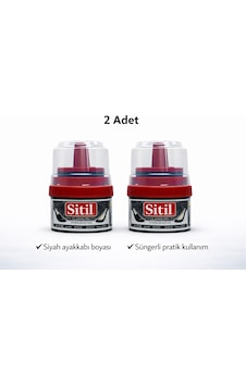Vexor Sitil Classic Ayakkabı Boyası Siyah Parlatıcı Süngerli 2 Adet Beyaz Vexor Sitil Classic Ayakkabı Boyası Siyah Parlatıcı Süngerli 2 Adet Beyaz