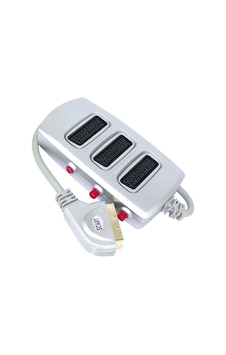Scart Dağıtıcı 3 Lü Silver Butonlu Elektromer Scart Dağıtıcı 3 Lü Silver Butonlu Elektromer