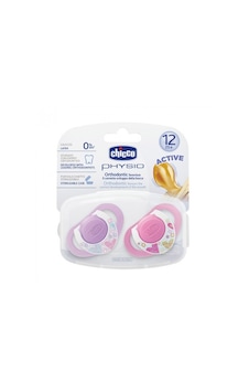 Chicco 2 Li Physio Kauçuk Emzik 12 Ay+ Kız Chicco 2 Li Physio Kauçuk Emzik 12 Ay+ Kız