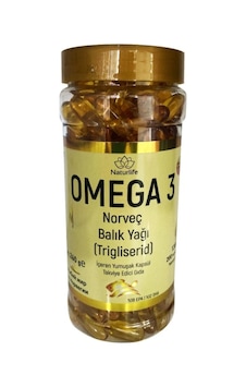 Naturlife Omega 3 Norveç Balık Yağı 200 Kapsül