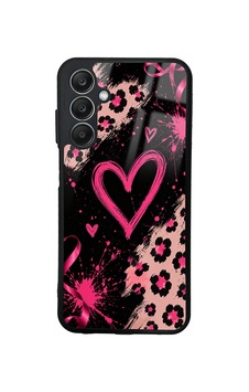 Samsung Galaxy Uyumlu A25 Kılıf Kamera Korumalı Desenli Zore Lusi Kapak - Pembe Kalp Samsung Galaxy Uyumlu A25 Kılıf Kamera Korumalı Desenli Zore Lusi Kapak - Pembe Kalp