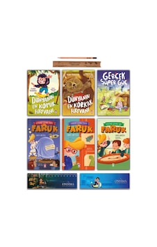 Timaş Çocuk Dünyanın En Komik - Korkak Hayvanı - Gerçek Süper Güç - Faruk Serisi Set 6 Kitap - 1. Ve 2. Sınıf Timaş Çocuk Dünyanın En Komik - Korkak Hayvanı - Gerçek Süper Güç - Faruk Serisi Set 6 Kitap - 1. Ve 2. Sınıf