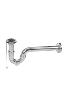 Krom Lavabo Sifonu U Modeli İle Estetik Su Yönetimi Krom Lavabo Sifonu U Modeli İle Estetik Su Yönetimi