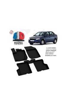 Dacia Logan 4d Araca Özel Havuzlu Kauçuk Paspas 2005-2012