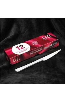 Avcı 417 İstanbul Tatlı Bıçağı 12 Li Gri Avcı 417 İstanbul Tatlı Bıçağı 12 Li Gri
