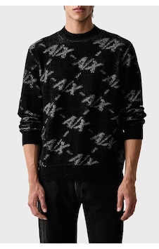 Armani Exchange Tamamı Logolu Regular Fit Bisiklet Yaka Kazak Erkek Kazak Xm002992 Af16916 Fc357 Siyah Armani Exchange Tamamı Logolu Regular Fit Bisiklet Yaka Kazak Erkek Kazak Xm002992 Af16916 Fc357 Siyah