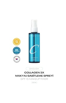 Kolajen İçeren Makyaj Sabitleme Spreyi 3x Collagen Moisture Makeup Fixer Spf 15