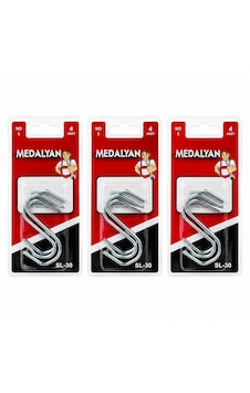48 Adet No-1 - Küçük S Kanca 12x4pcs 48 Adet No-1 - Küçük S Kanca 12x4pcs