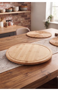 Bambu Döner Sunumluk 33x33 Cm Pizza Standı Ahşap Döner Servis Tepsisi Oluklu Kenarlı Kahvaltılık Pasta Peynir Sunum Tabağı Bej Bej Bambu Döner Sunumluk 33x33 Cm Pizza Standı Ahşap Döner Servis Tepsisi Oluklu Kenarlı Kahvaltılık Pasta Peynir Sunum Tabağı Bej Bej