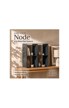 Node 4'lü Modüler Metal Tezgah Üstü Mutfak Rafı Ve Konsol Düzenleyici Stand 33x33 Cm Gri - 943953504 Gri Node 4'lü Modüler Metal Tezgah Üstü Mutfak Rafı Ve Konsol Düzenleyici Stand 33x33 Cm Gri - 943953504 Gri